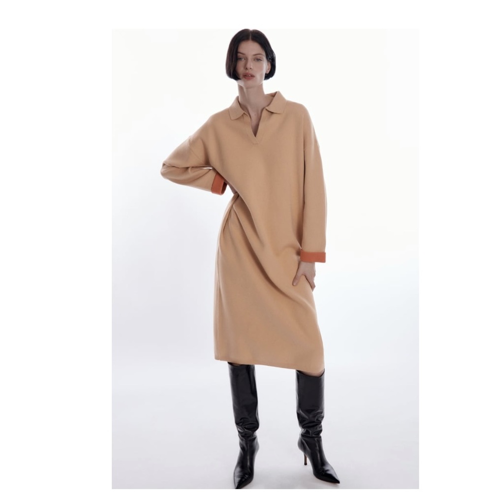 Zara oversized knit dress